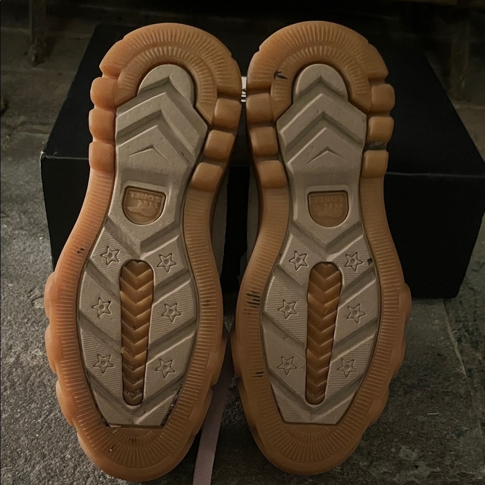 Sorel Caribou X Women's Platform Shoes - Taupe and Sea Salt - Picture 11 of 12